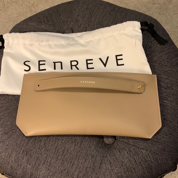 Senreve Handbags - Senreve Bracelet Pouch smooth latte